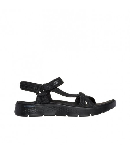 Sandalia Skechers flex Sublime negra lateral